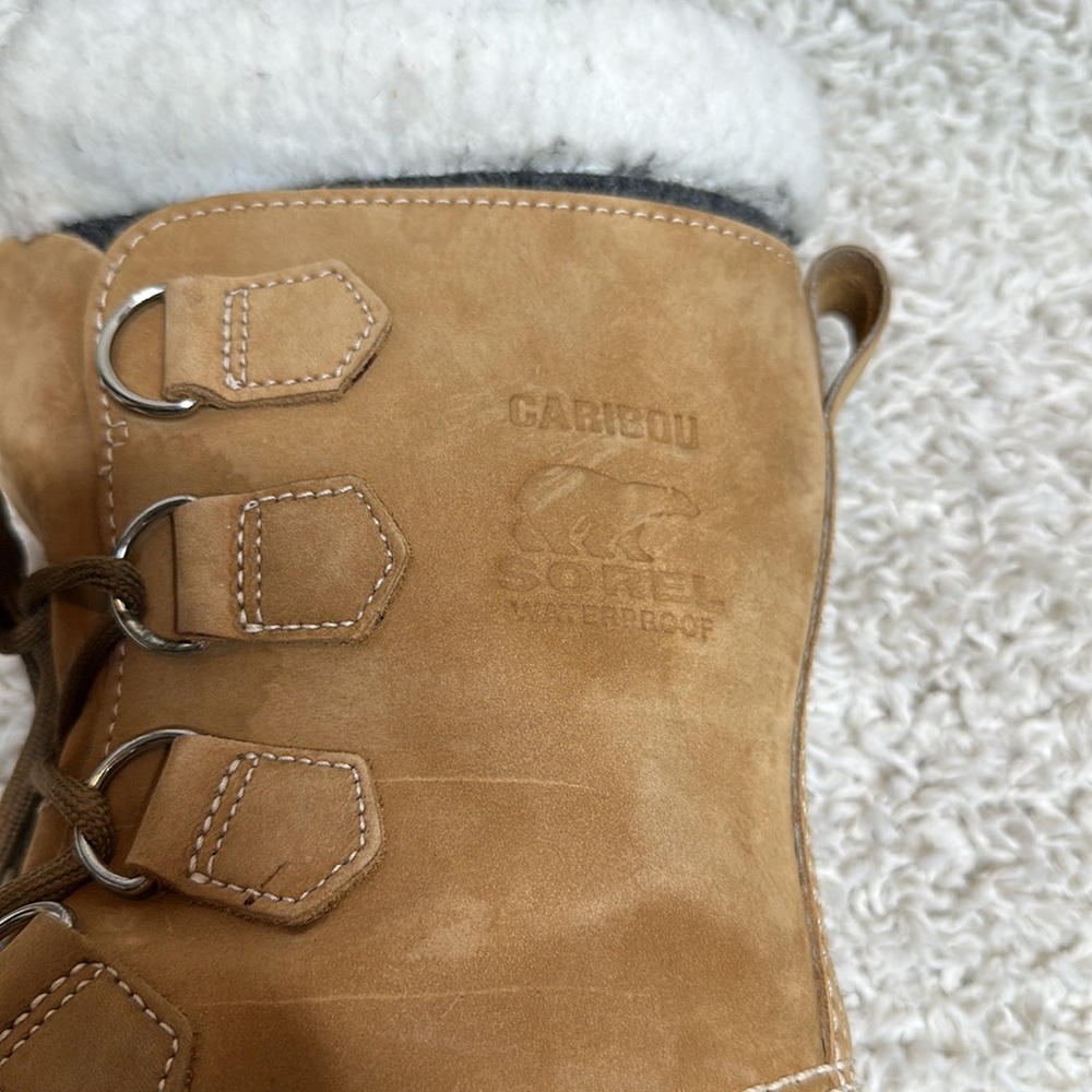 Sorel Caribou Winter Boots size 8 - Picture 3 of 9